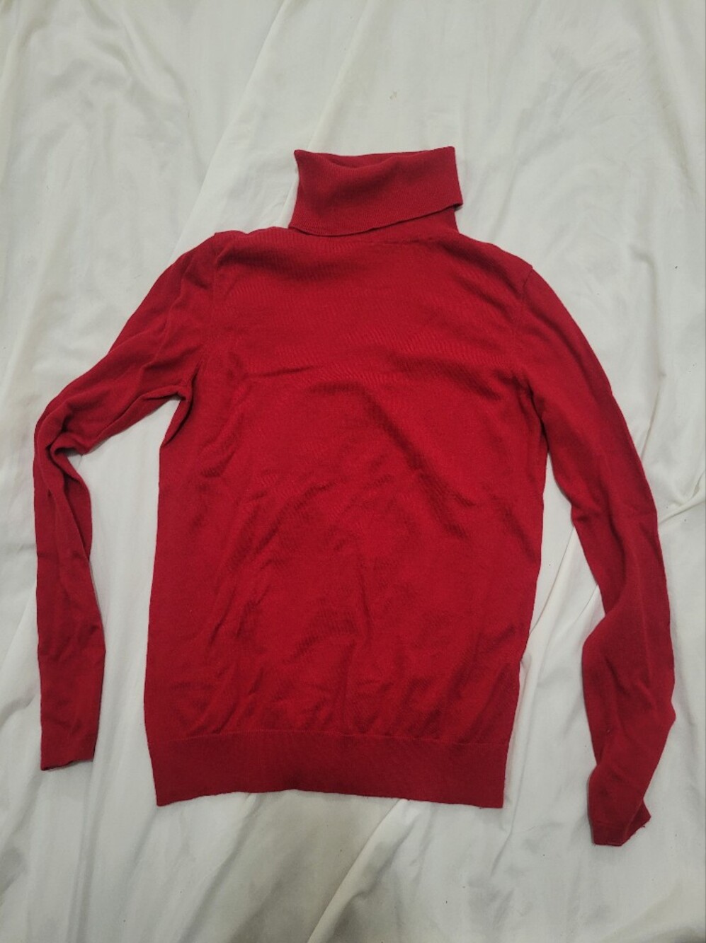 Ann Taylor Men's Crimson Turtleneck Sweater